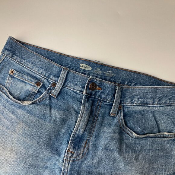 Old Navy Men's Slim Built-In Flex Jeans 31 x 30 - Picture 3 of 10